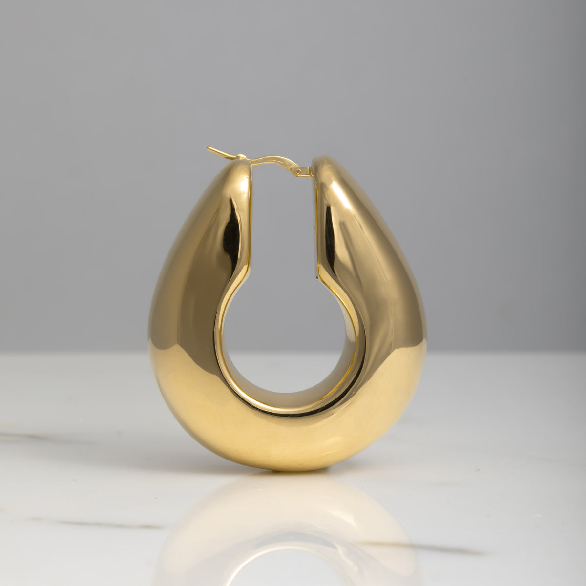 Orecchini Cipride XXL Oro 18kt placcato