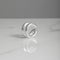 Ear cuff row doppio argento 925