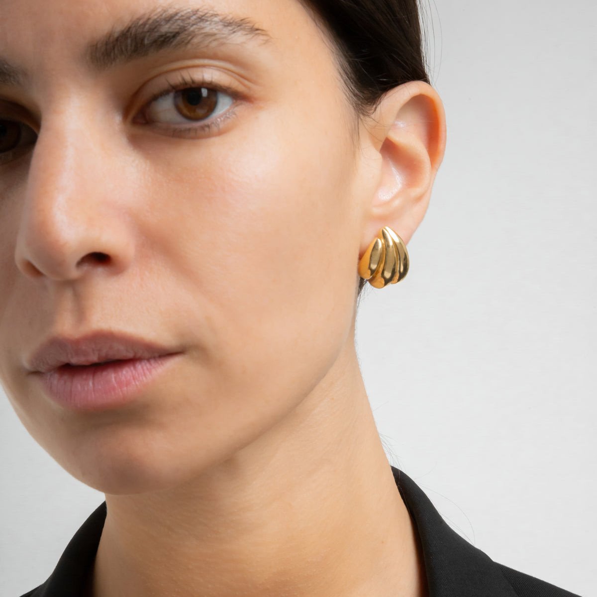 Orecchini Nura oro 18kt placcato