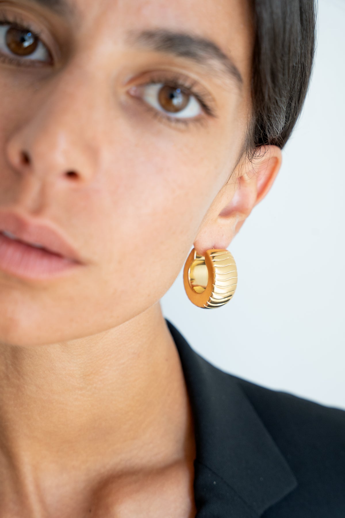 Orecchini Olga oro 18kt placcato