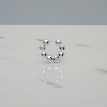 Ear cuff bubble small Argento 925