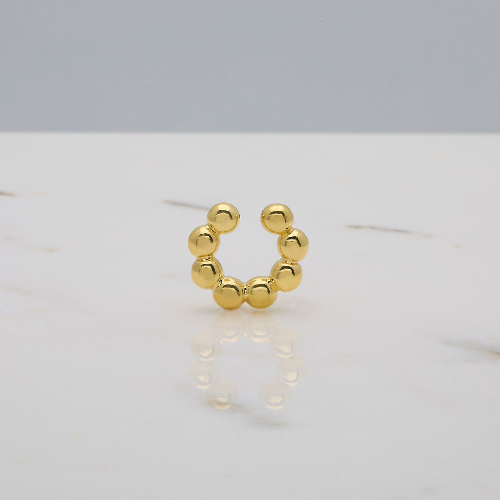 Ear cuff bubble small oro