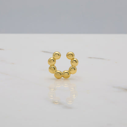 Ear cuff bubble small oro