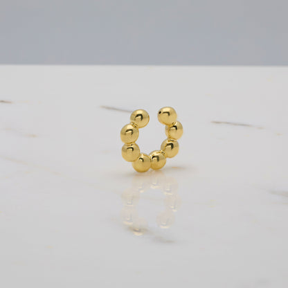 Ear cuff bubble small oro