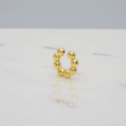 Ear cuff bubble small oro