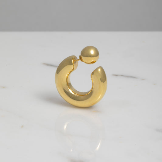 Orecchini Eris large oro 18kt placcato