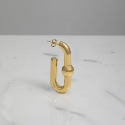 Orecchini Gertrude oro 18kt placcato