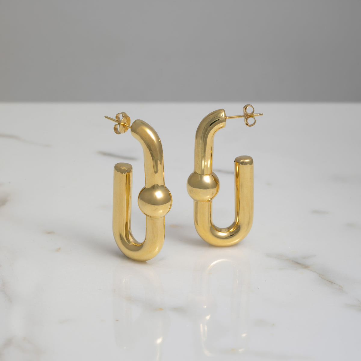 Orecchini Gertrude oro 18kt placcato