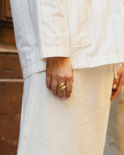 Anello Lorène oro 18kt placcato