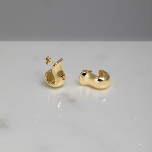 Orecchini Franca in oro 18kt placcato