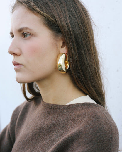 Orecchini Cipride XXL Oro 18kt placcato