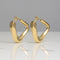 Orecchini Deng oro 18kt placcato