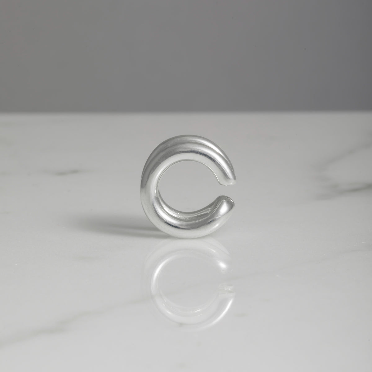 Ear cuff row doppio argento 925