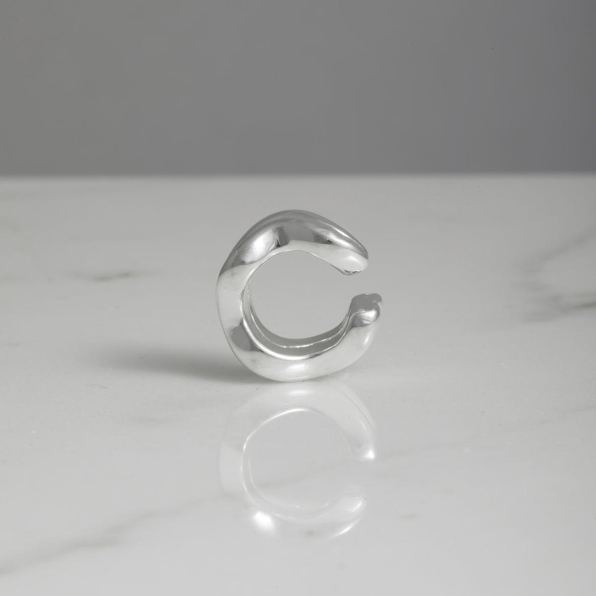 Ear cuff wave doppio argento 925