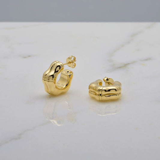 Orecchini Etty oro placcato 18kt