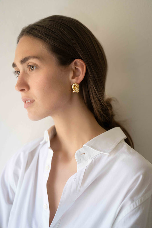 Orecchini Ruth oro 18kt placcato