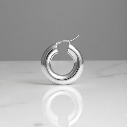 Orecchini Giglio Large Argento 925