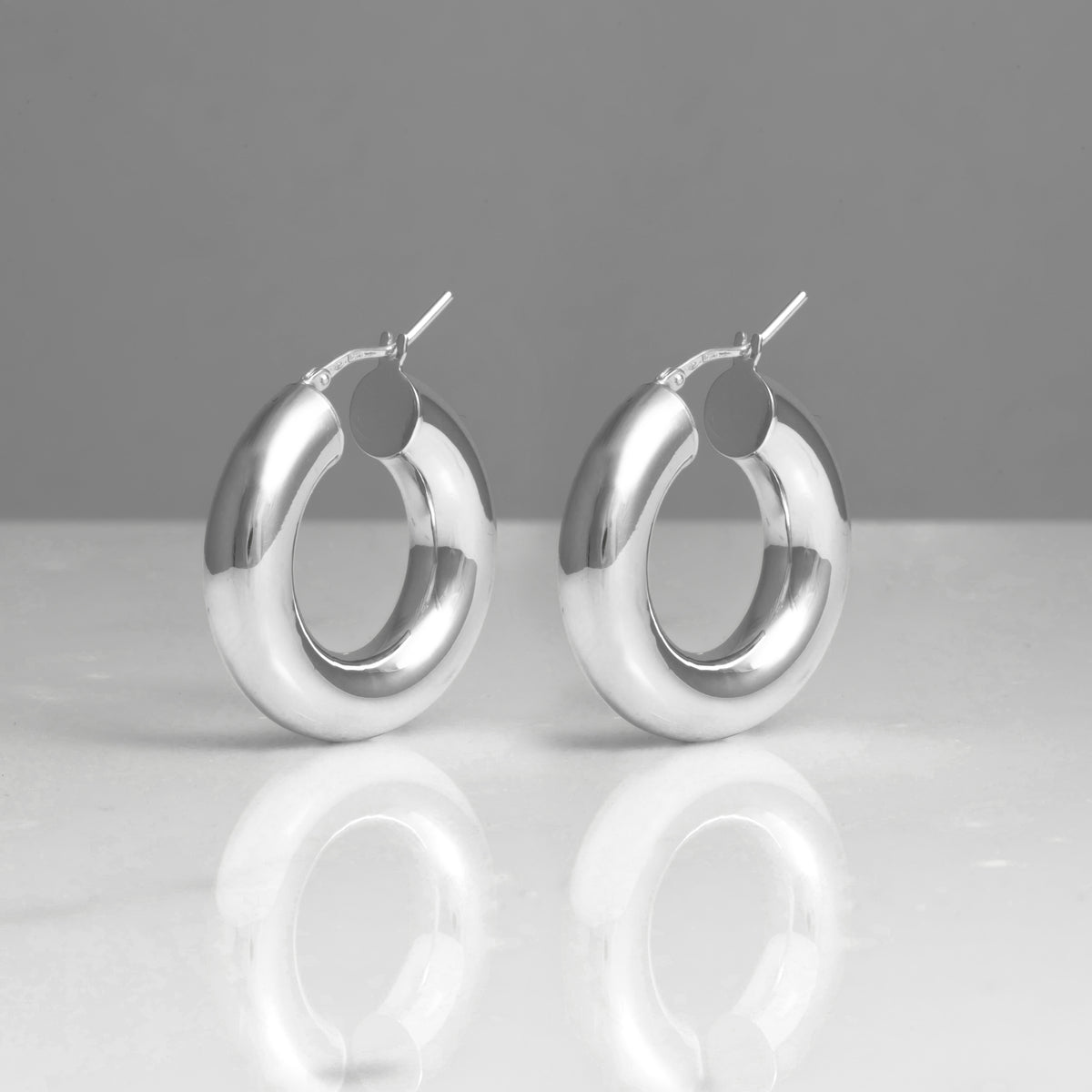 Orecchini Giglio Large Argento 925