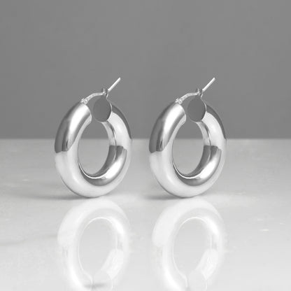 Orecchini Giglio Large Argento 925