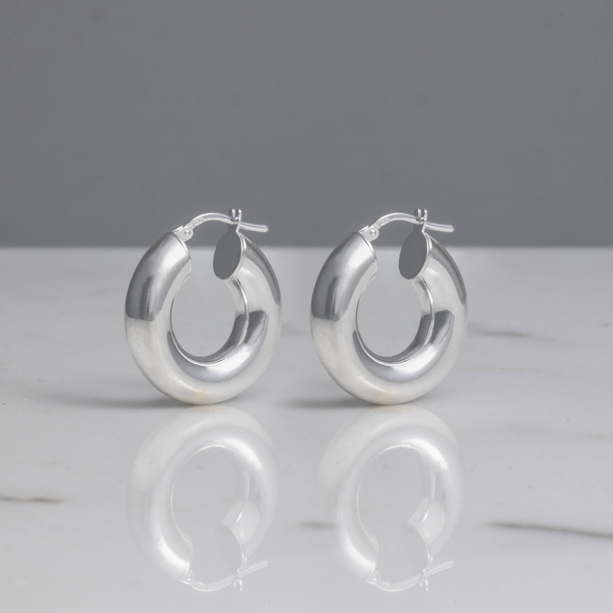 Orecchini Giglio Small Argento 925