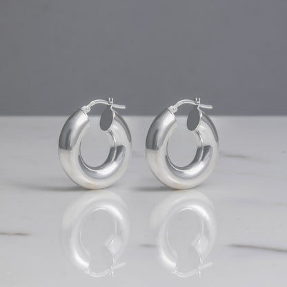 Orecchini Giglio Small Argento 925