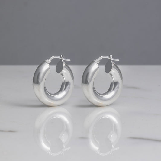 Orecchini Giglio Small Argento 925