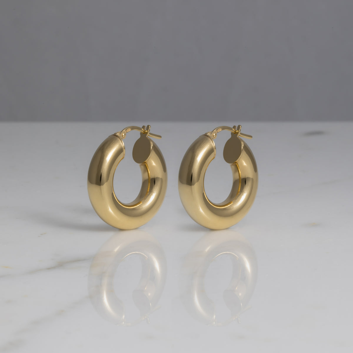 Orecchini Giglio Small Oro 18kt placcato