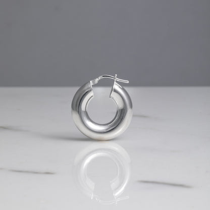 Orecchini Giglio Small Argento 925