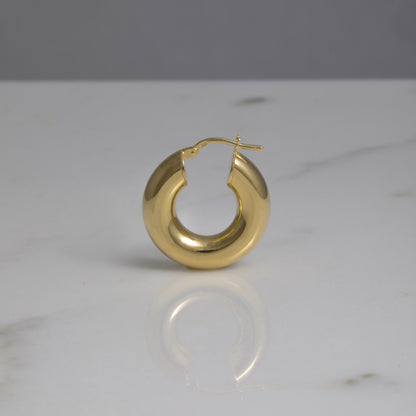 Orecchini Giglio Small Oro 18kt placcato