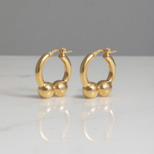 Orecchini Kali oro 18kt placcato
