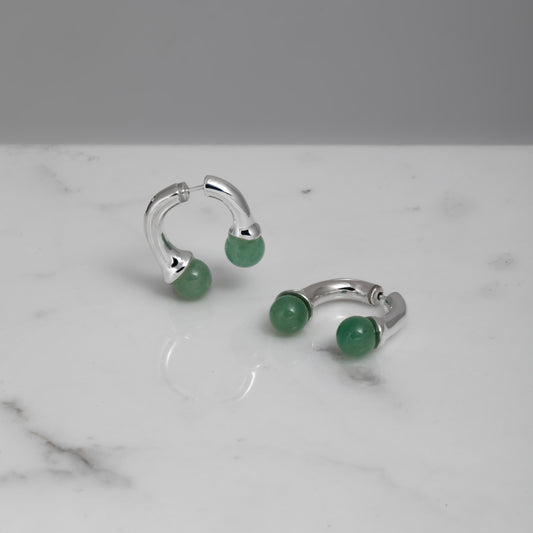 Orecchini Lily Argento 925 con avventurina