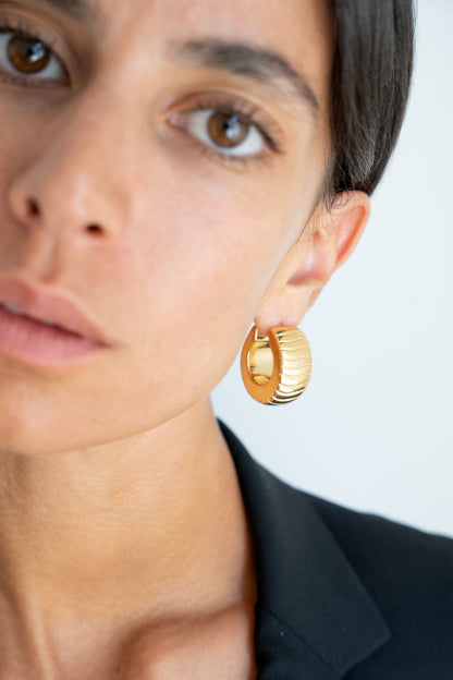 Orecchini Olga oro 18kt placcato