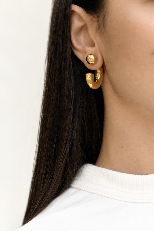 Orecchini Eris small oro 18kt placcato