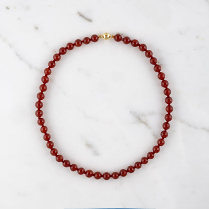 Collana Corniola rossa