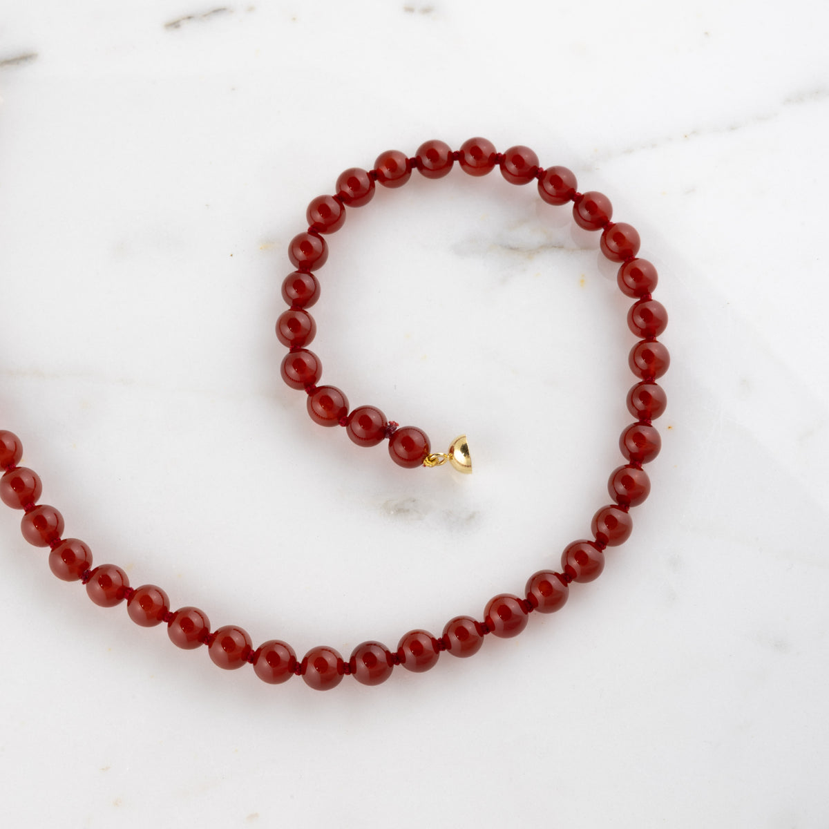 Collana Corniola rossa