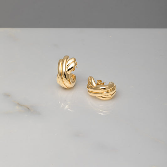 Orecchini Zaira oro 18kt placcato